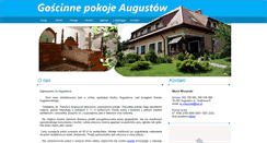 Desktop Screenshot of noclegi-augustow.com.pl