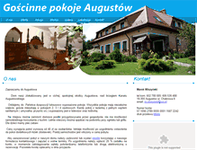 Tablet Screenshot of noclegi-augustow.com.pl